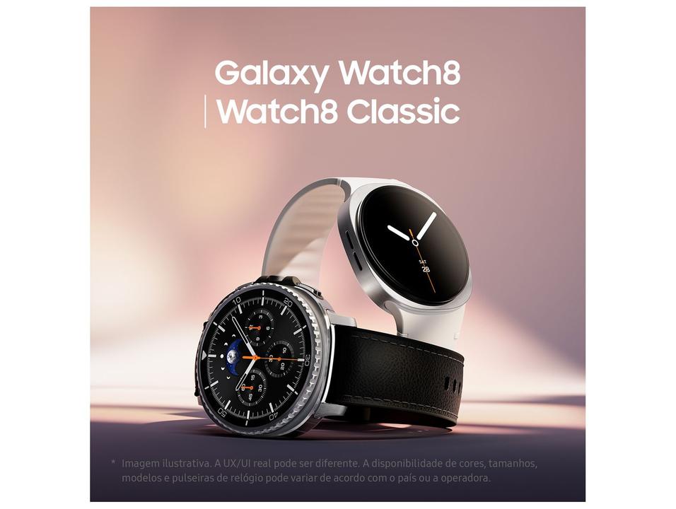Smartwatch Samsung Galaxy Watch8 40mm Branco 32GB Bluetooth LTE - 10