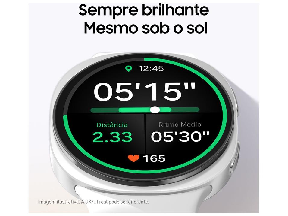 Smartwatch Samsung Galaxy Watch8 40mm Branco 32GB Bluetooth LTE - 4
