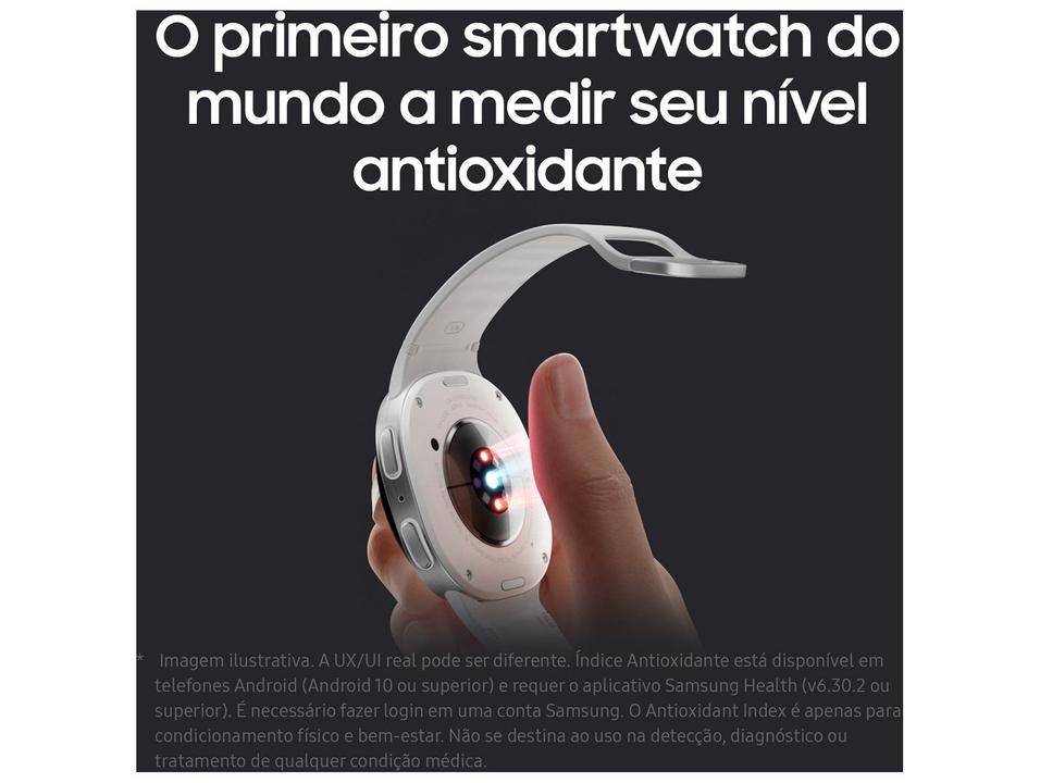 Smartwatch Samsung Galaxy Watch8 40mm Branco 32GB Bluetooth - 7