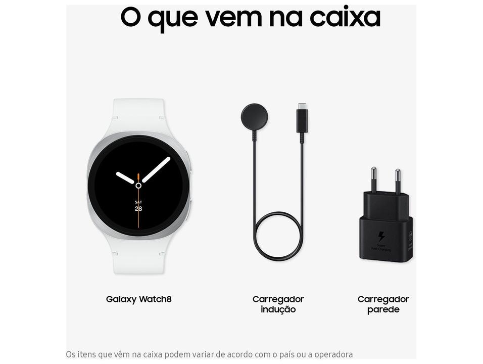Smartwatch Samsung Galaxy Watch8 40mm Branco 32GB Bluetooth - 2