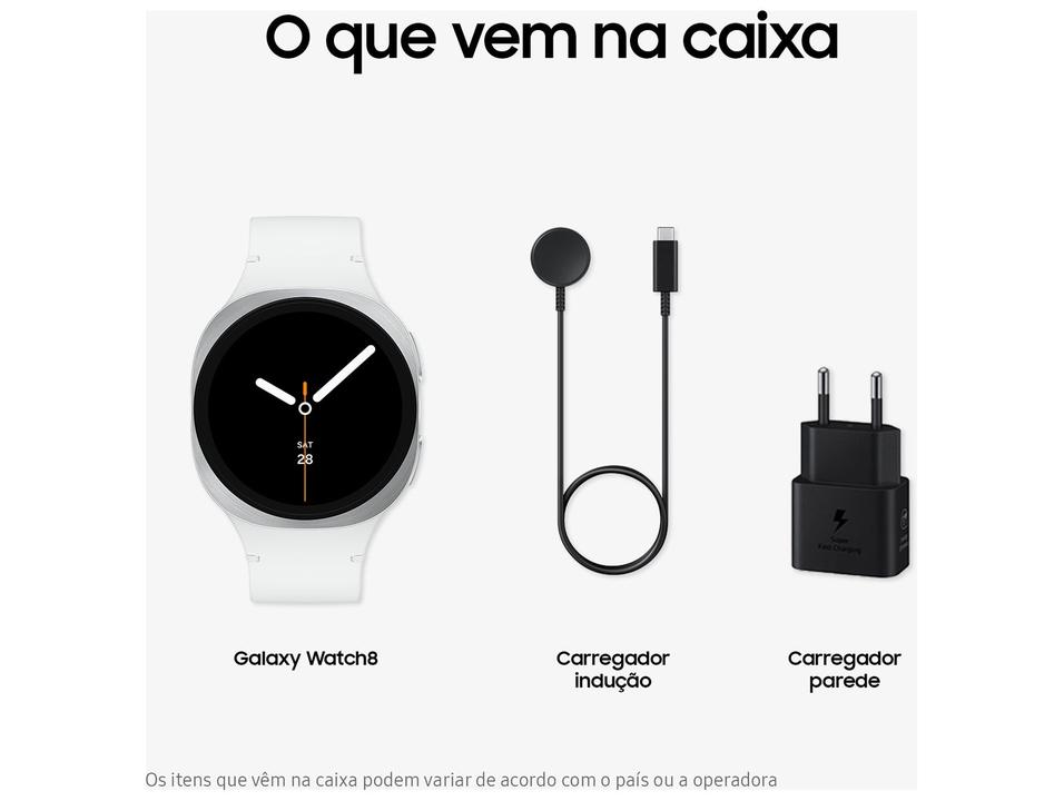 Smartwatch Samsung Galaxy Watch8 40mm Branco 32GB Bluetooth - 2