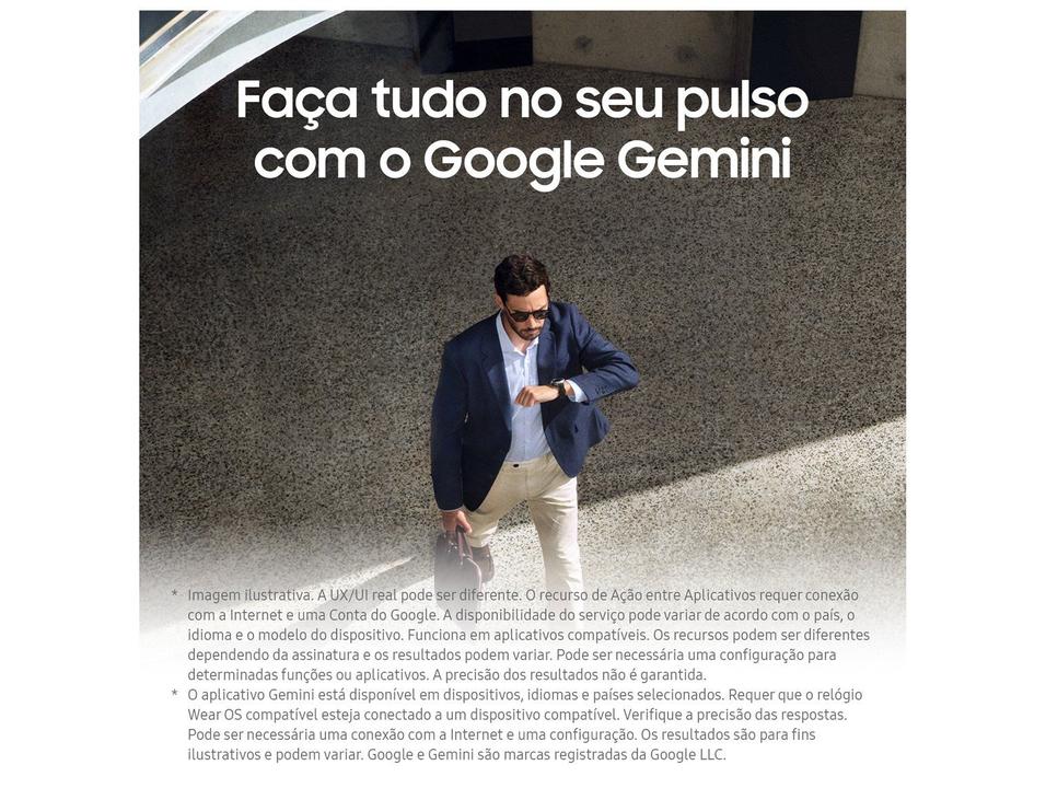 Smartwatch Samsung Galaxy Watch8 40mm Grafite 32GB Bluetooth LTE - 8