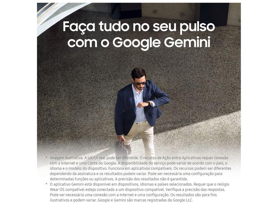 Smartwatch Samsung Galaxy Watch8 40mm Grafite 32GB Bluetooth LTE - 8