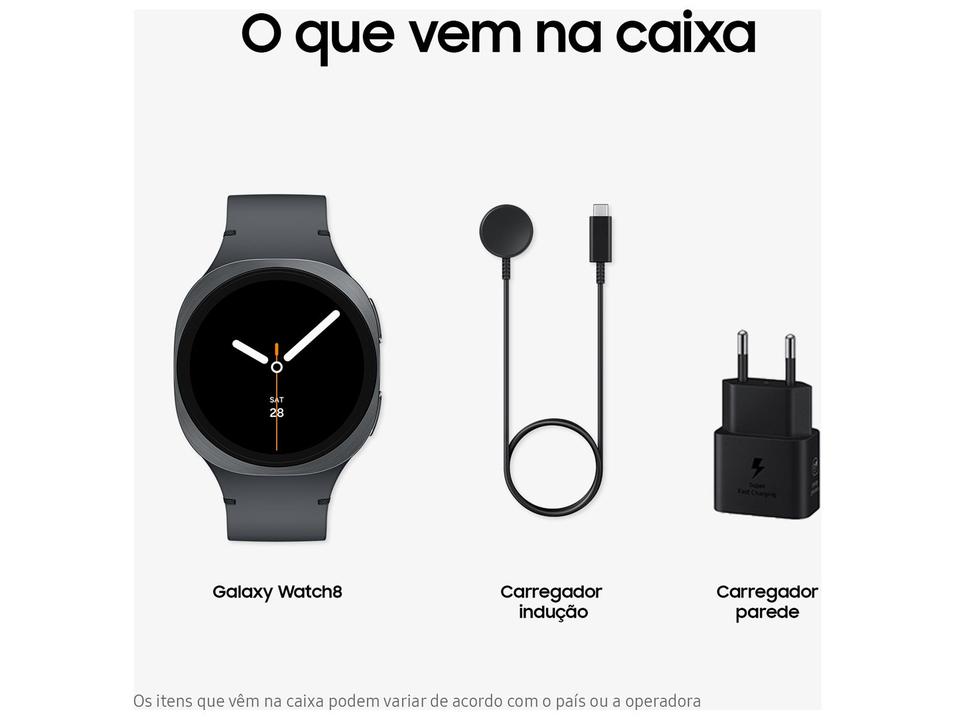 Smartwatch Samsung Galaxy Watch8 40mm Grafite 32GB Bluetooth - 2