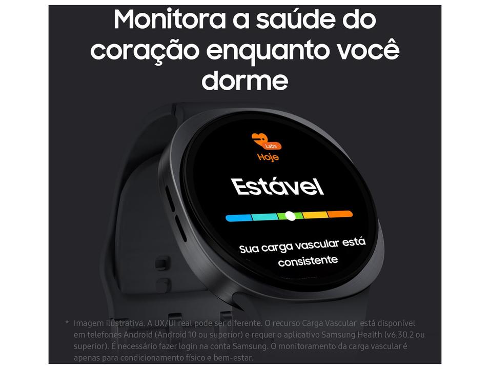 Smartwatch Samsung Galaxy Watch8 40mm Grafite 32GB Bluetooth - 6