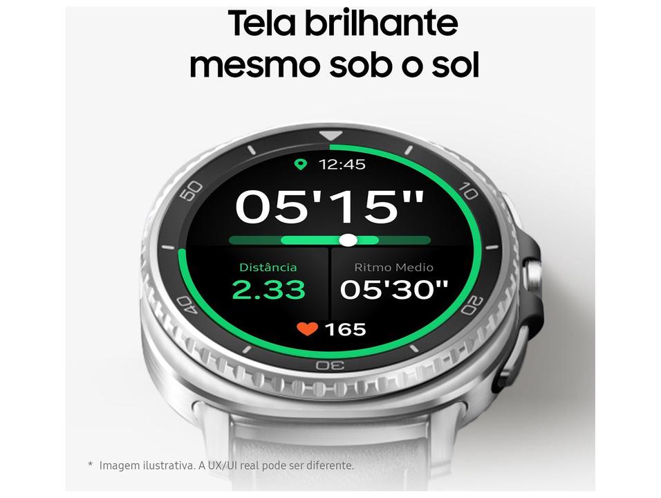 Smartwatch Samsung Galaxy Watch8 Classic 46mm Branco 64GB Bluetooth LTE - 10