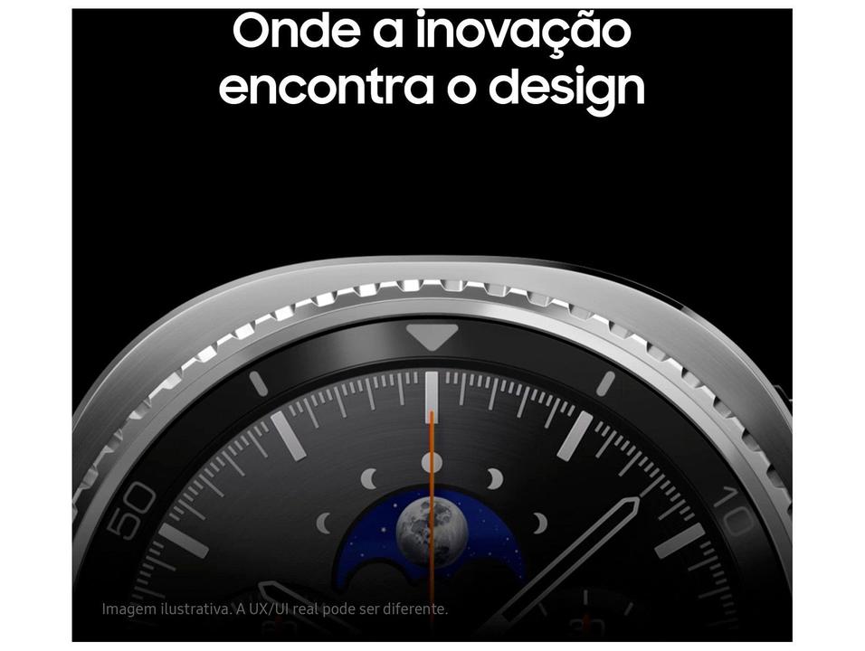 Smartwatch Samsung Galaxy Watch8 Classic 46mm Branco 64GB Bluetooth LTE - 3