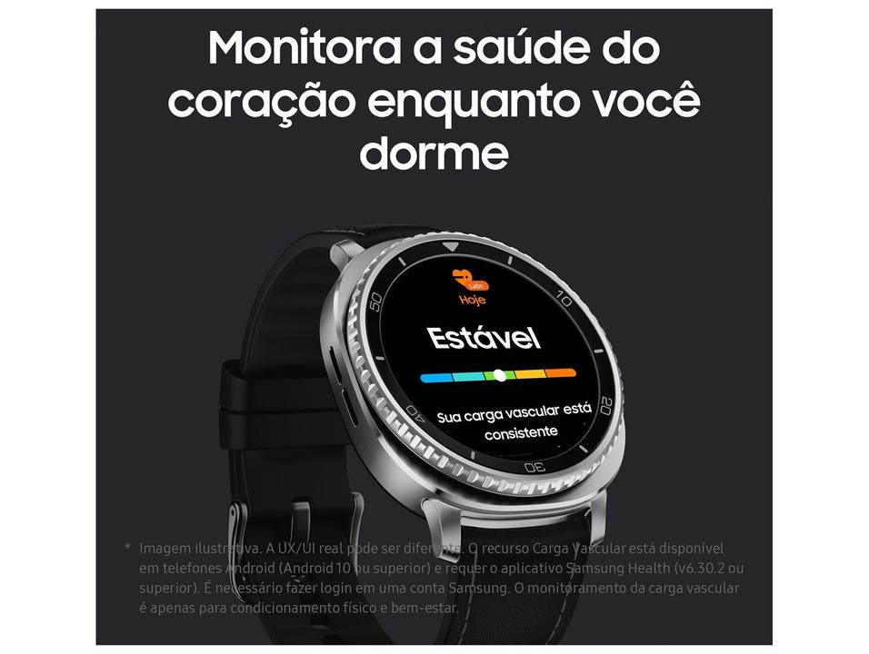 Smartwatch Samsung Galaxy Watch8 Classic 46mm Branco 64GB Bluetooth LTE - 8