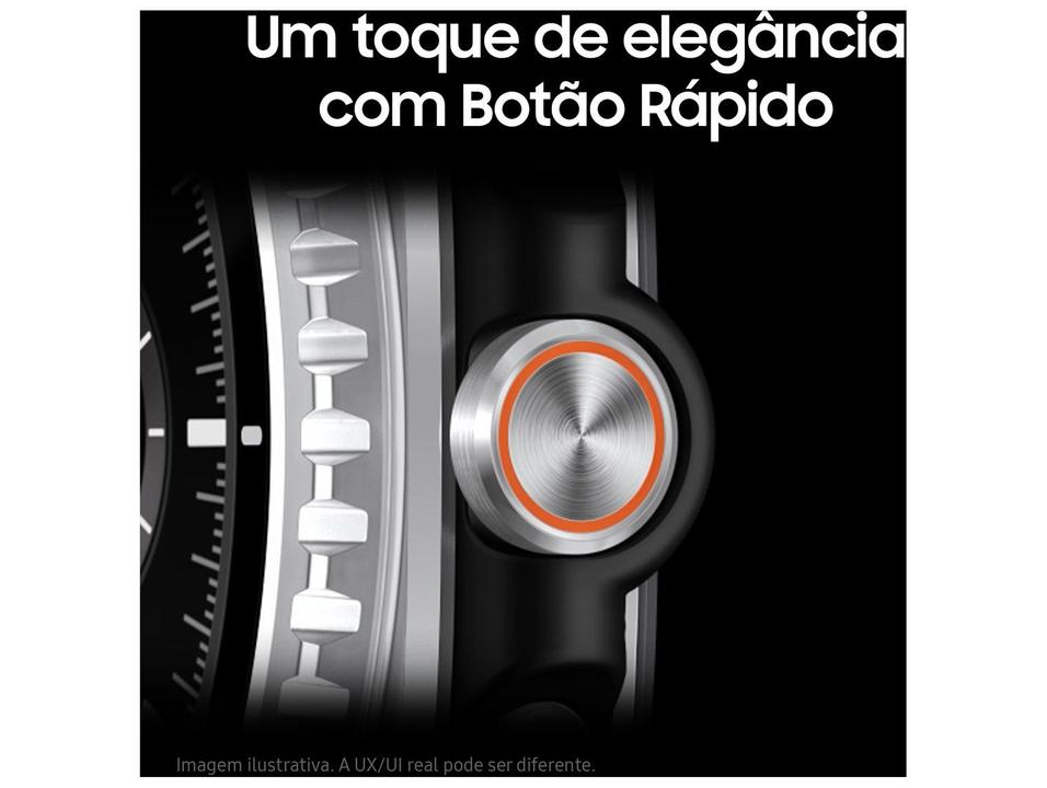 Smartwatch Samsung Galaxy Watch8 Classic 46mm Branco 64GB Bluetooth LTE - 4
