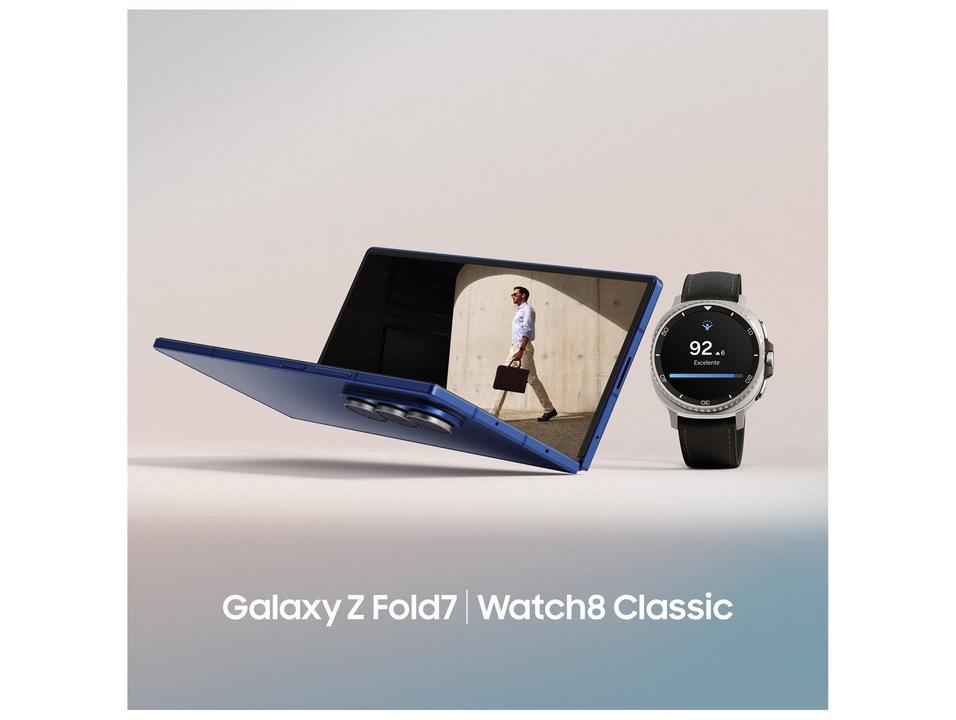 Smartwatch Samsung Galaxy Watch8 Classic 46mm Branco 64GB Bluetooth LTE - 13
