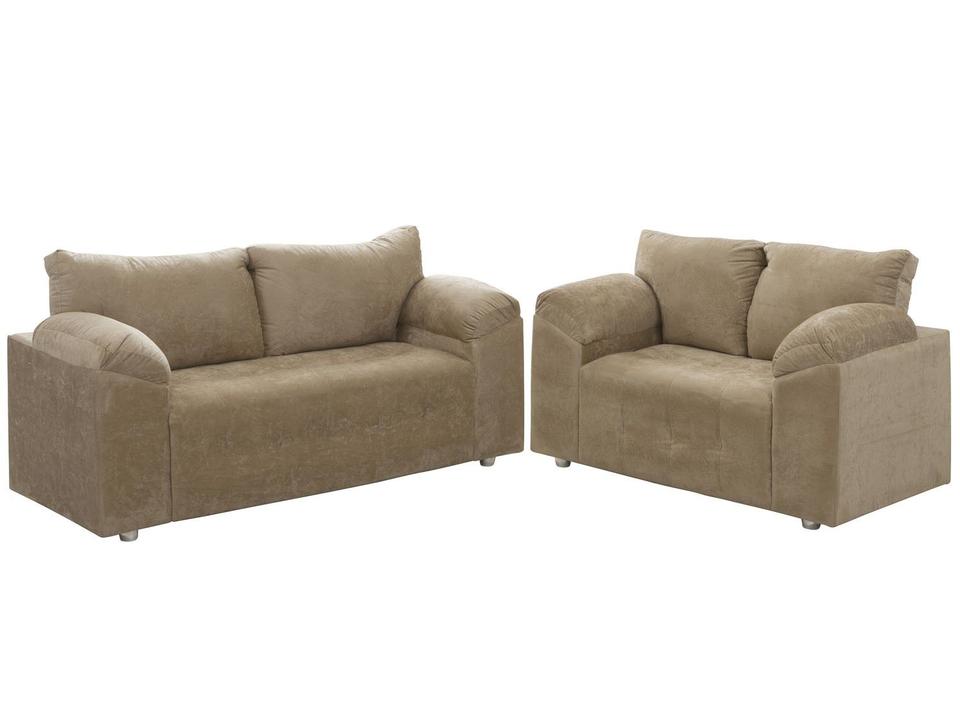 Sofá 2 e 3 Lugares Suede Pop - 1
