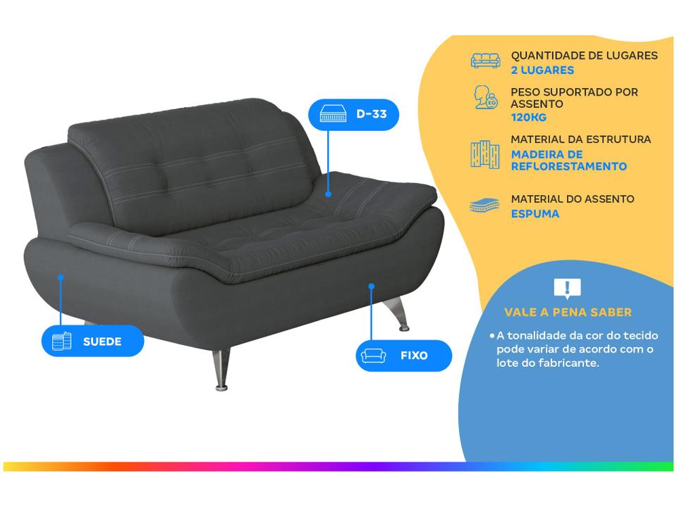 Sofá 2 Lugares Linoforte Mirage - 1