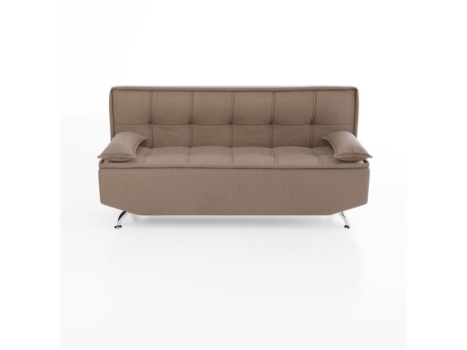 Sofá 2 Lugares Retrátil Reclinável de Veludo Select Pérola Sol Colchões e Estofados - 2