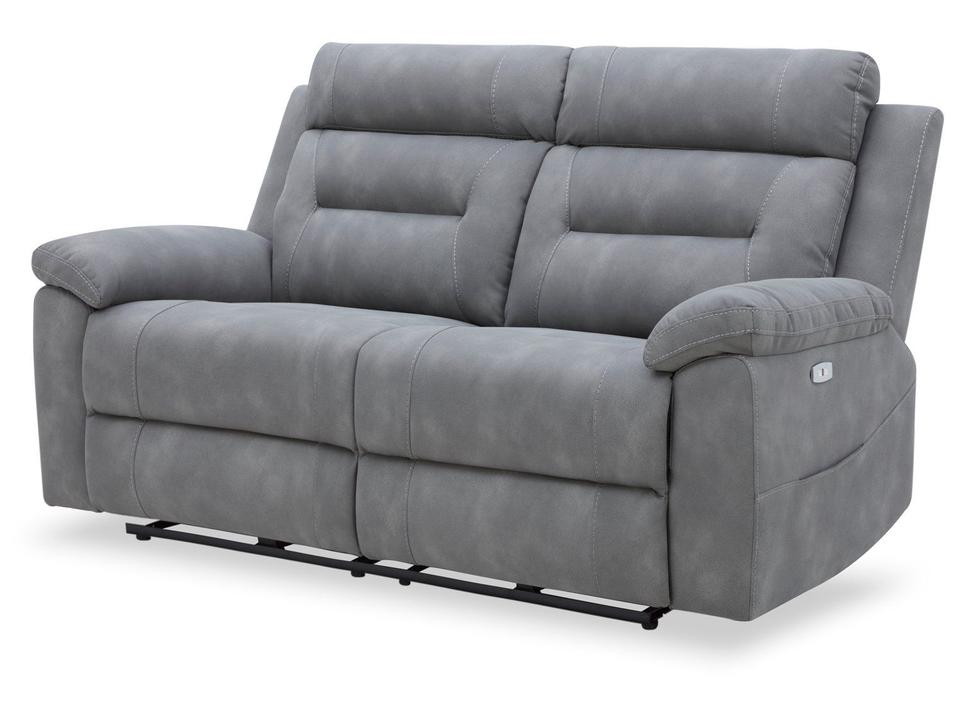 Sofá 2 Lugares Retrátil Reclinável Elétrico Poliéster e PU Molas Ensacadas Mova Caemmun - 3
