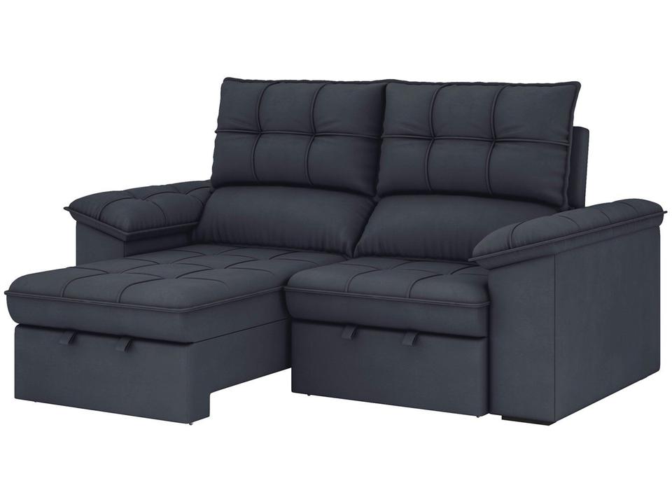 Sofá 2 Lugares Retrátil Reclinável Slim Molas Ensacadas Milano BestHouse - 4