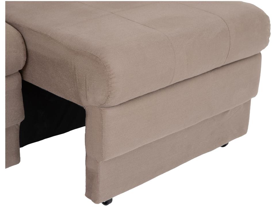 Sofá 2 Lugares Retrátil Reclinável Suede Phormatta Colômbia SMP - 11