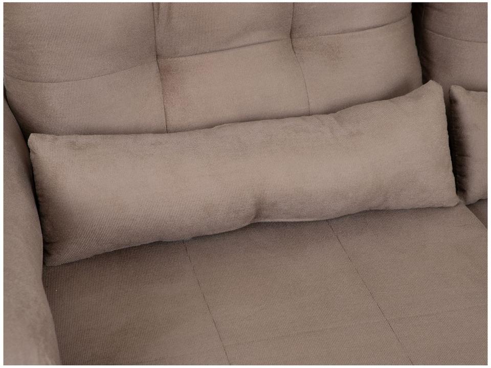 Sofá 2 Lugares Retrátil Reclinável Suede Phormatta Colômbia SMP - 12