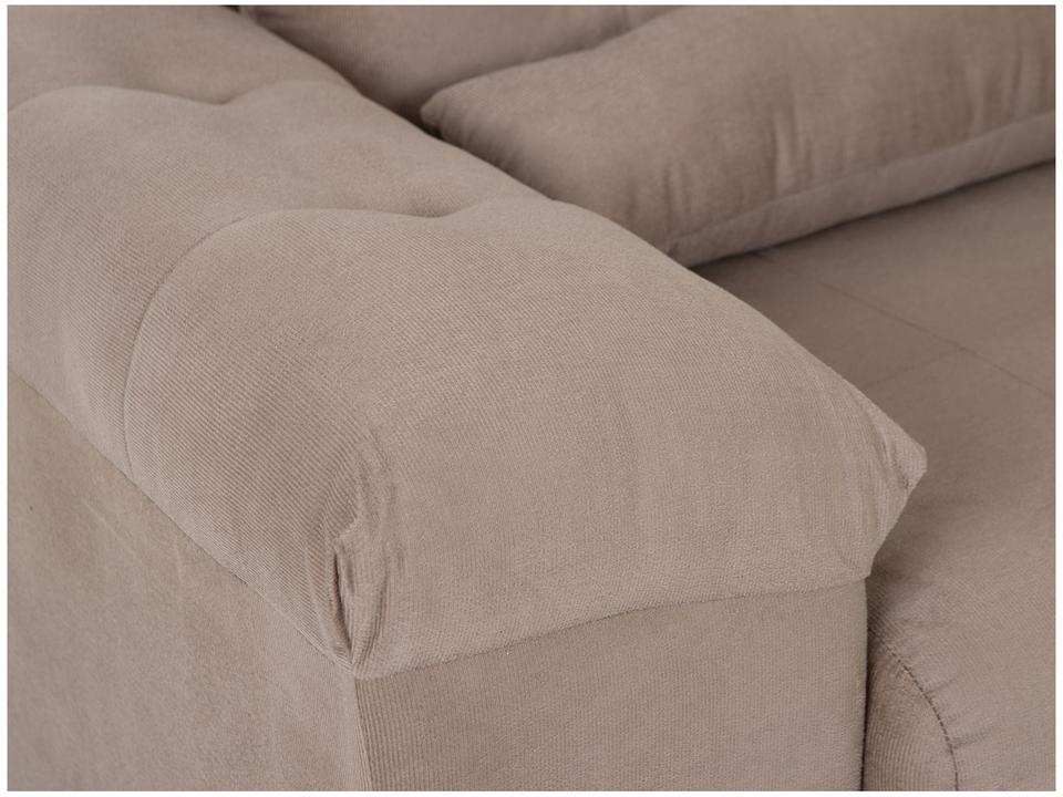 Sofá 2 Lugares Retrátil Reclinável Suede Phormatta Colômbia SMP - 13