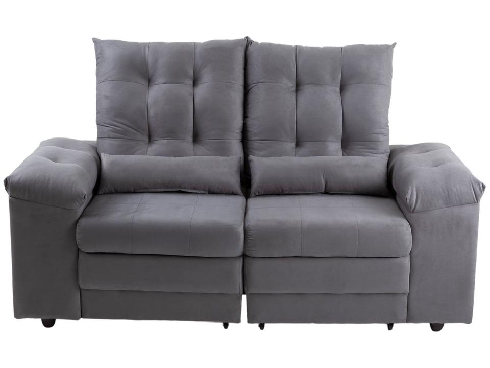 Sofá 2 Lugares Retrátil Reclinável Suede Phormatta Colômbia SMP - 2