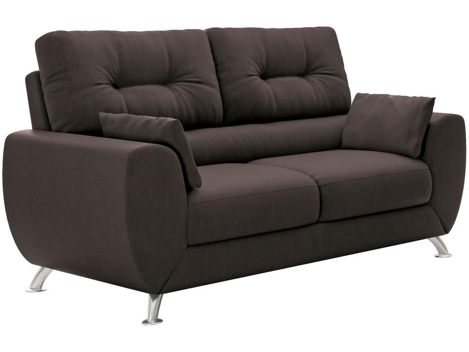 Sofá 2 Lugares Suede Amarilis Linoforte - 3