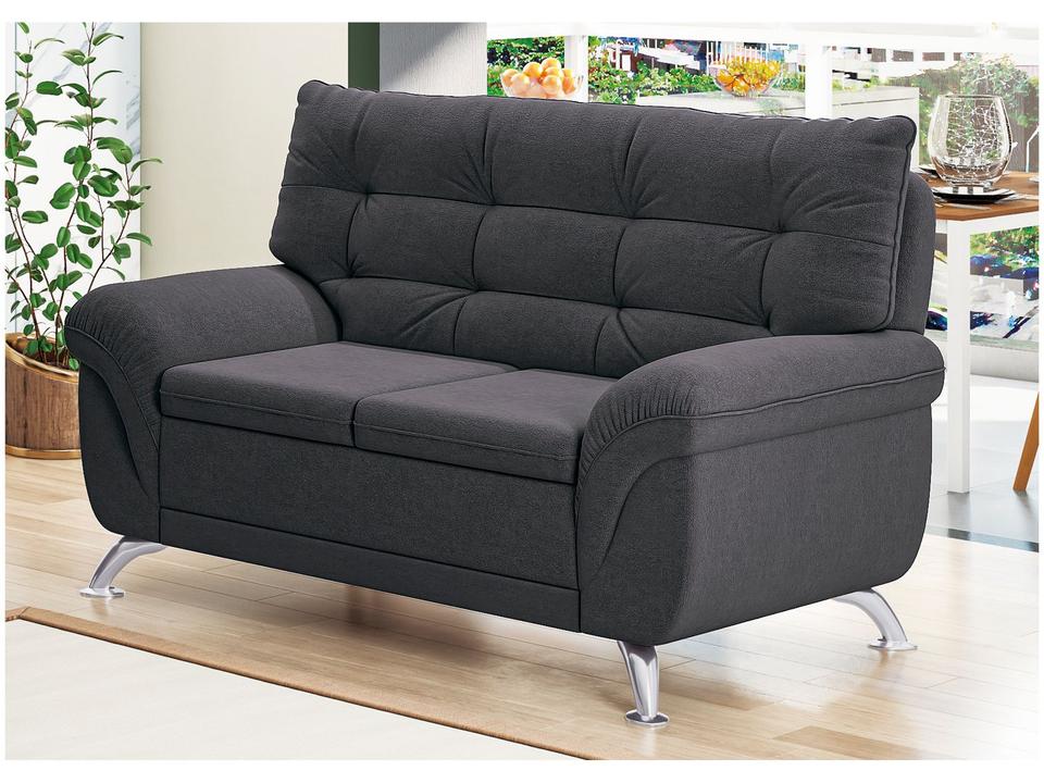 Sofá 2 Lugares Suede Atrium Linoforte - 4