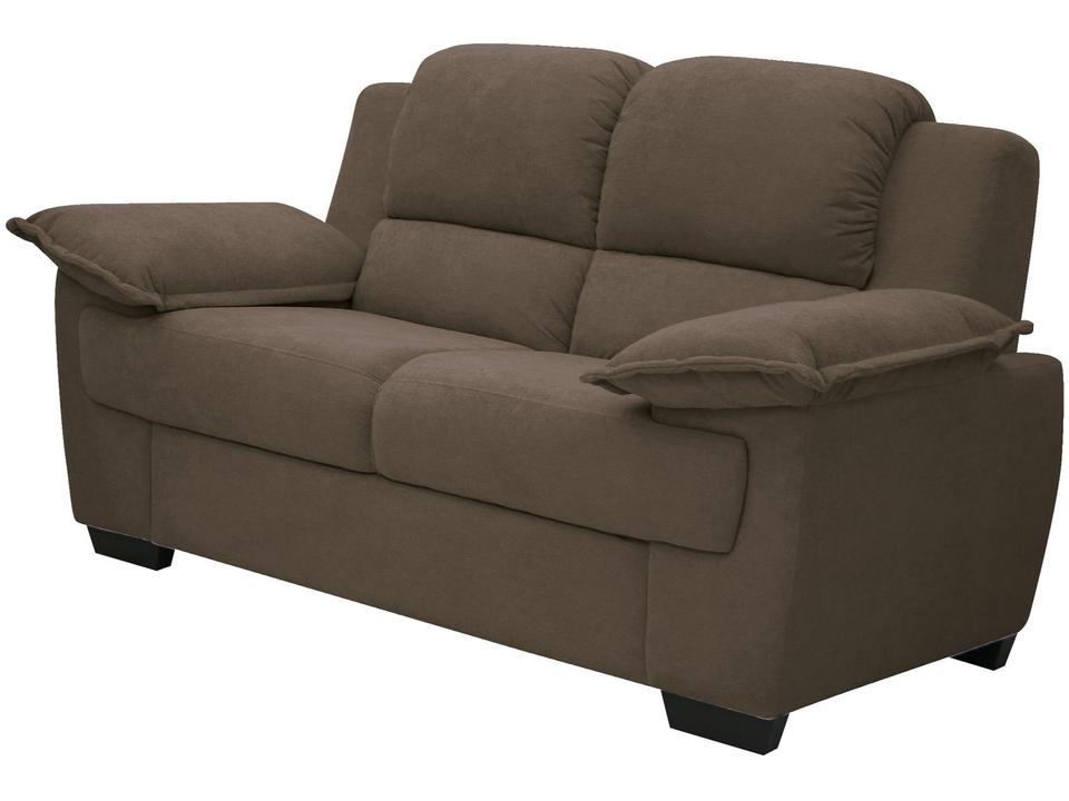 Sofá 2 Lugares Suede Carmel Linoforte - 6