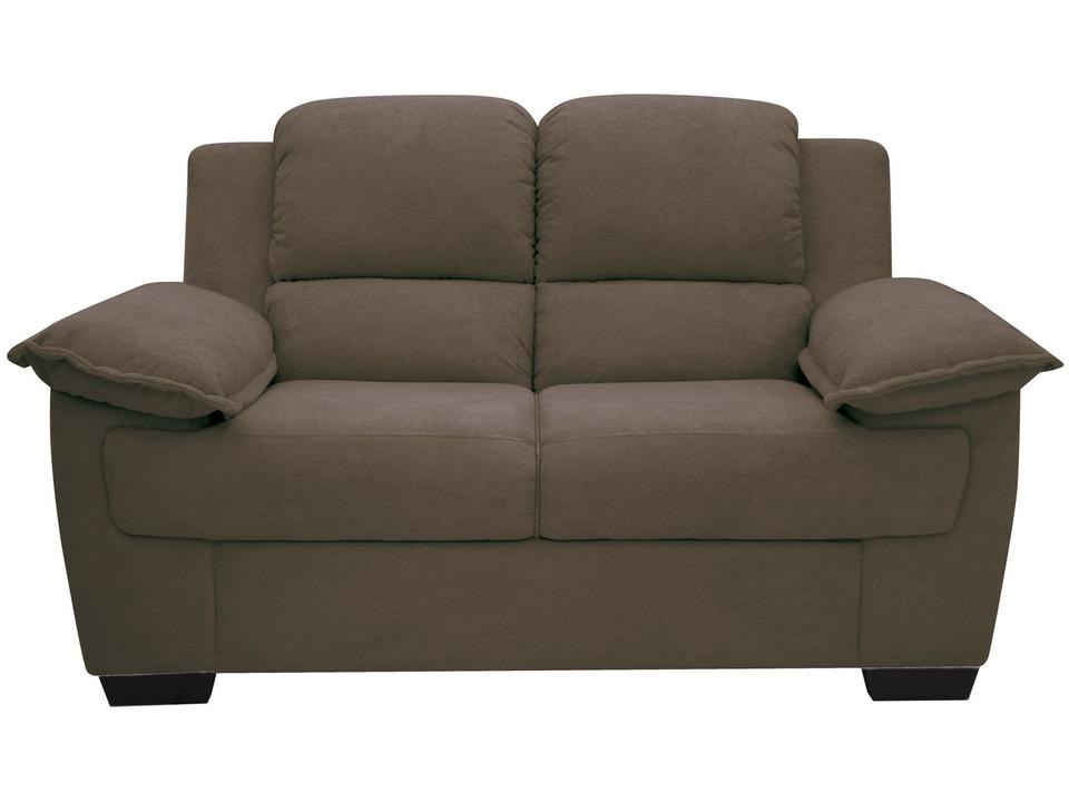 Sofá 2 Lugares Suede Carmel Linoforte - 5