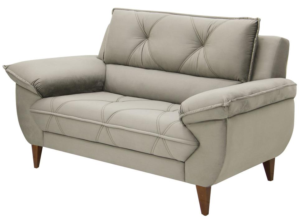 Sofá 2 Lugares Suede Malbec Linoforte - 6