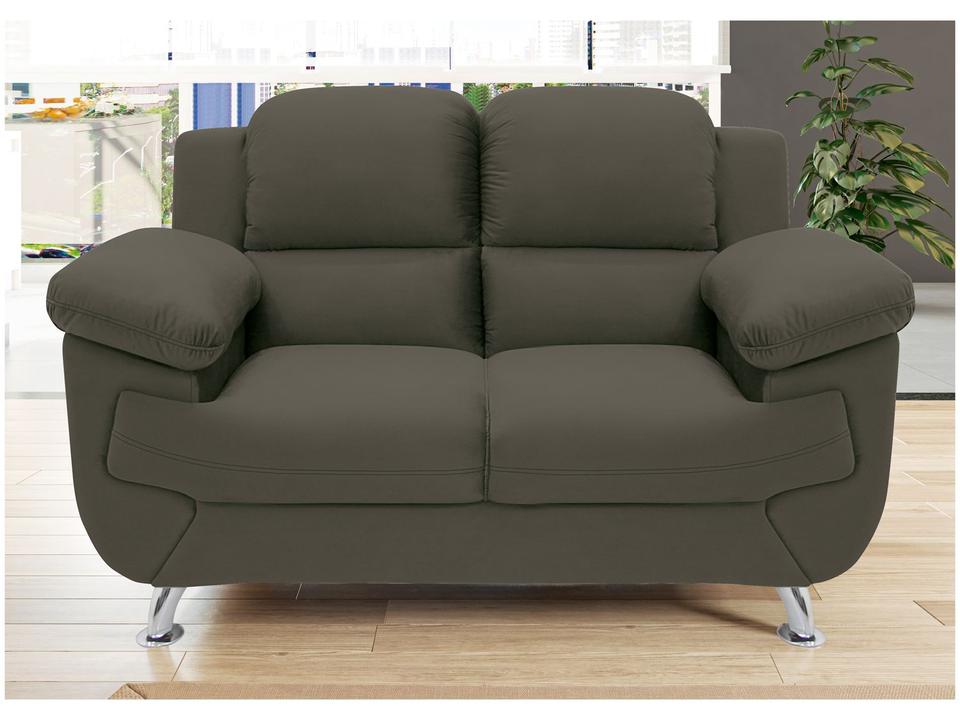 Sofá 2 Lugares Suede Spazium Linoforte - 2