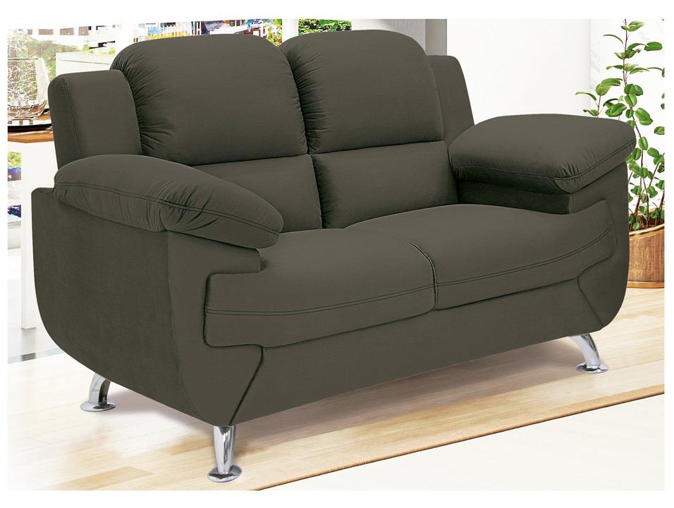 Sofá 2 Lugares Suede Spazium Linoforte - 5