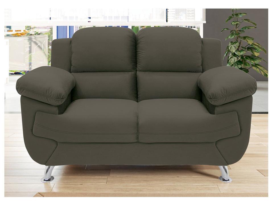 Sofá 2 Lugares Suede Spazium Linoforte - 6
