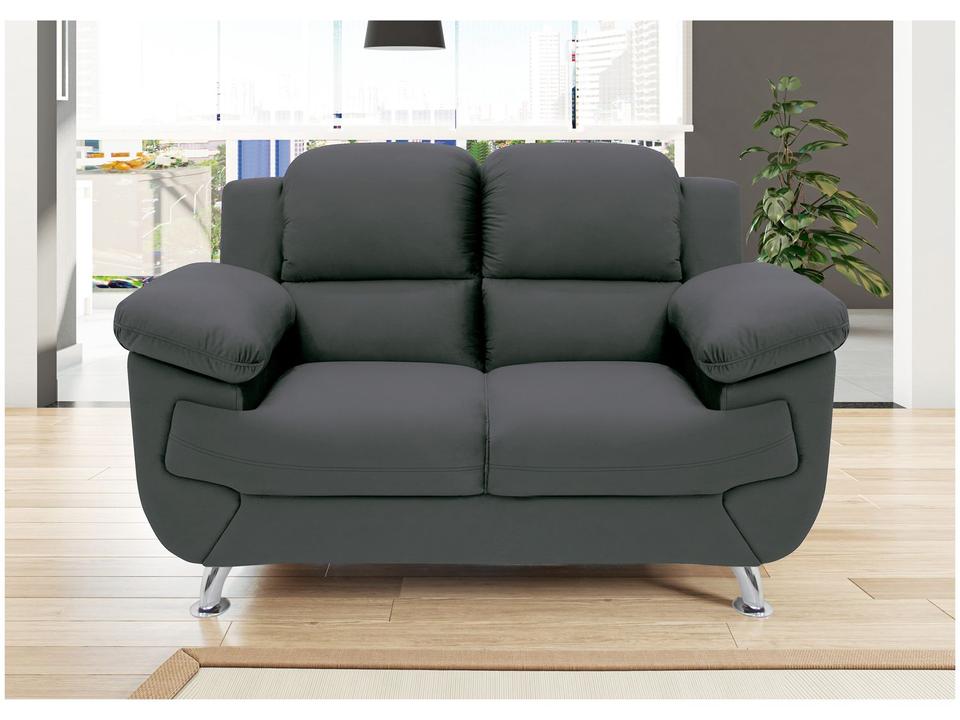 Sofá 2 Lugares Suede Spazium Linoforte - 3