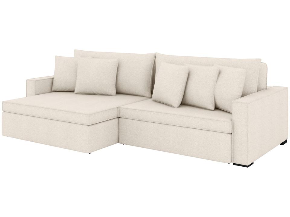 Sofá 3 Lugares Retrátil Reclinável Bouclé Mediterrâneo Peruggia Flexforma Estofados - 3