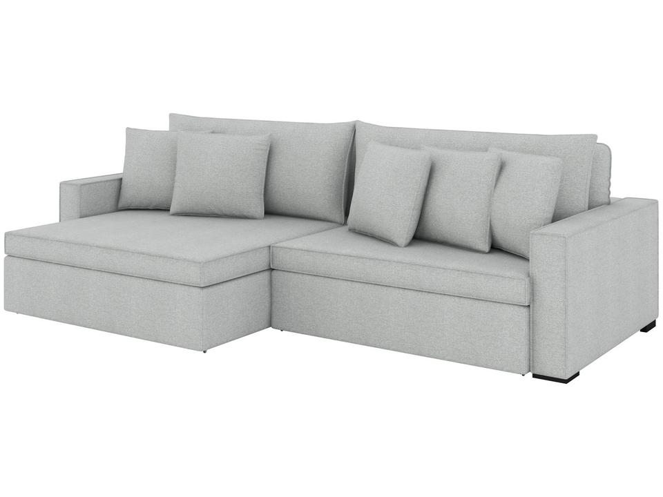 Sofá 3 Lugares Retrátil Reclinável Bouclé Mediterrâneo Peruggia - 3