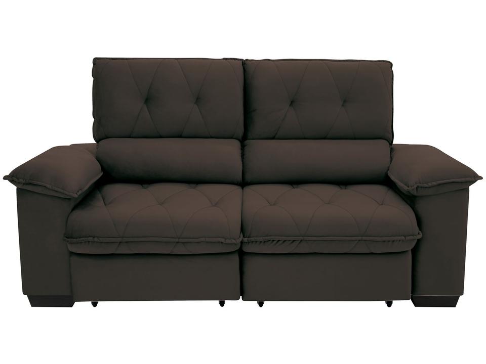 Sofá 3 Lugares Retrátil Reclinável Suede Hannover Linoforte - 7