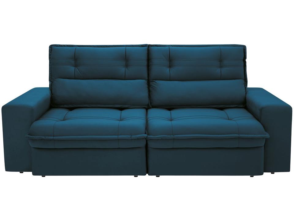 Sofá 3 Lugares Retrátil Reclinável Suede Palatino Linoforte - 4