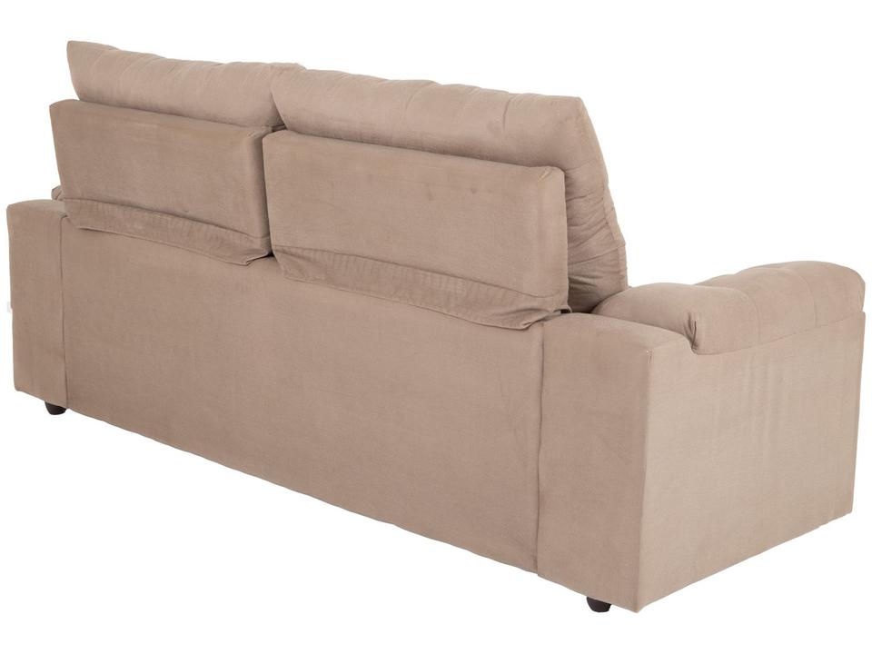 Sofá 3 Lugares Retrátil Reclinável Suede Phormatta Colômbia SMP - 7