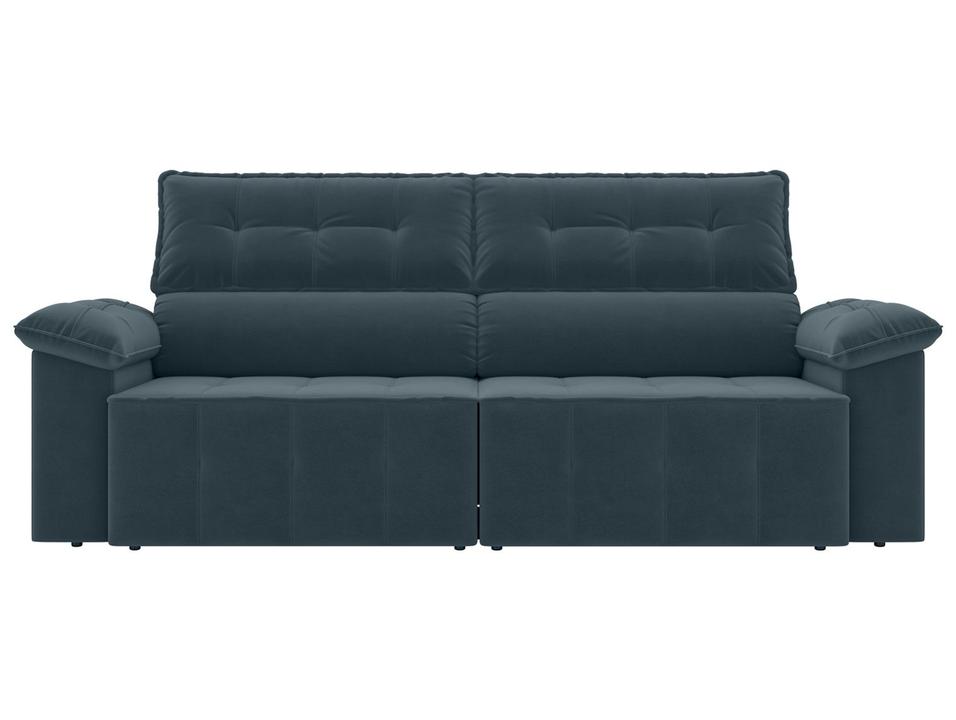 Sofá 3 Lugares Retrátil Reclinável Veludo Santorini Besthouse - 3