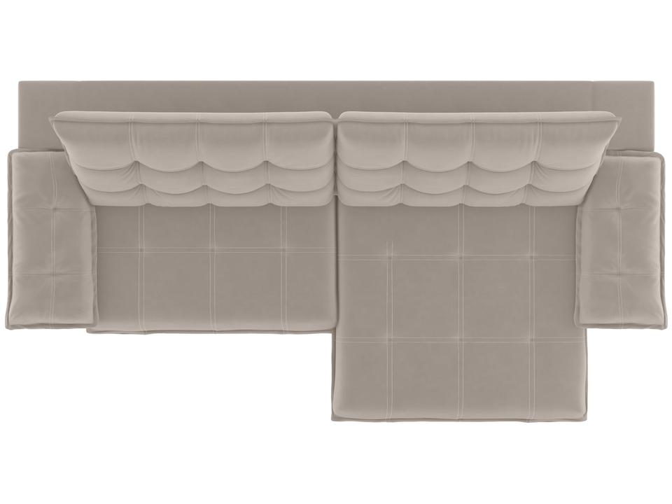 Sofá 3 Lugares Retrátil Reclinável Veludo Vancouver Besthouse - 7