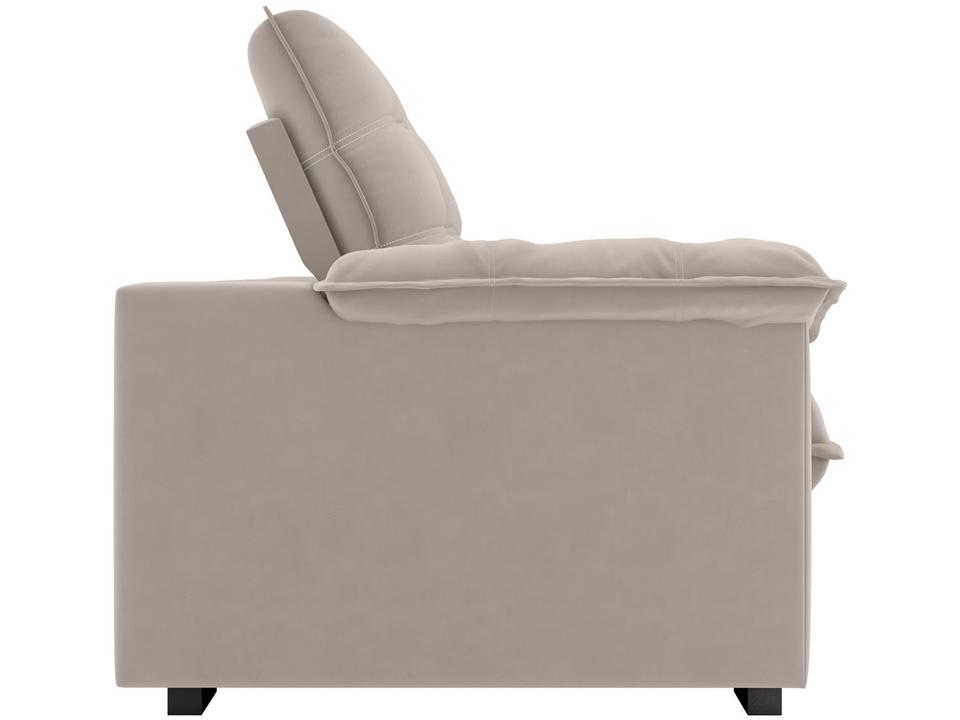 Sofá 3 Lugares Retrátil Reclinável Veludo Vancouver Besthouse - 6