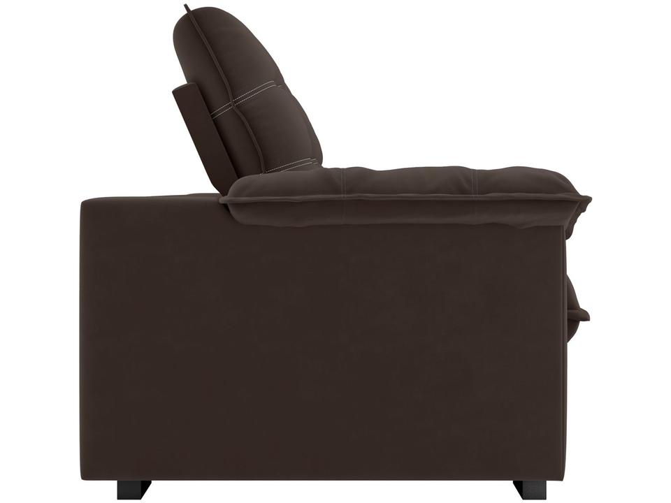 Sofá 3 Lugares Retrátil Reclinável Veludo Vancouver Besthouse - 6