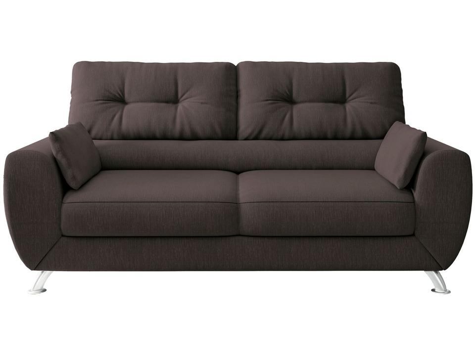 Sofá 3 Lugares Suede Amarilis Linoforte - 4