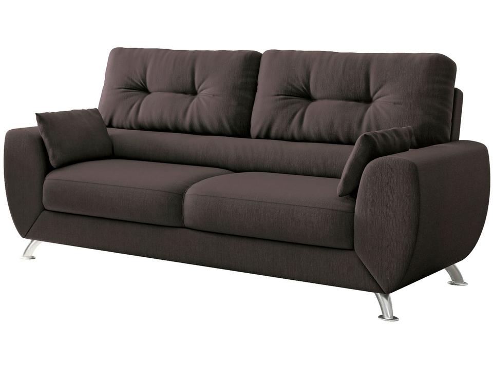 Sofá 3 Lugares Suede Amarilis Linoforte - 3