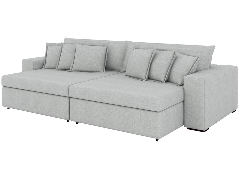 Sofá 4 Lugares Retrátil Reclinável Bouclé Mediterrâneo Parma Flexforma Estofados - 4