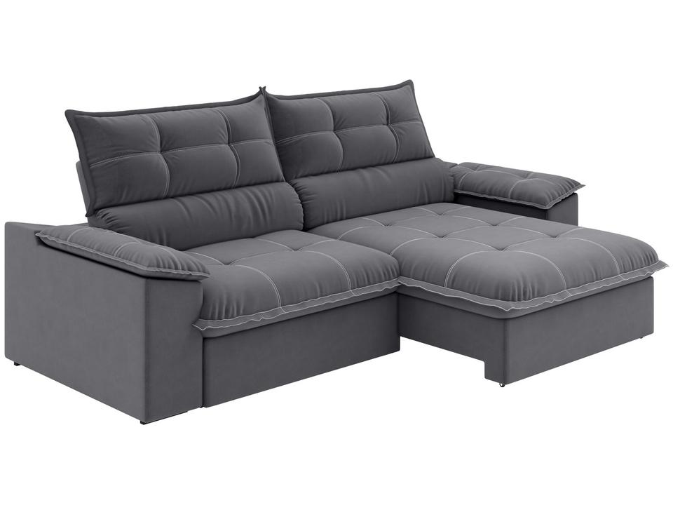 Sofá 4 Lugares Retrátil Reclinável Slim Venetto Besthouse - 4