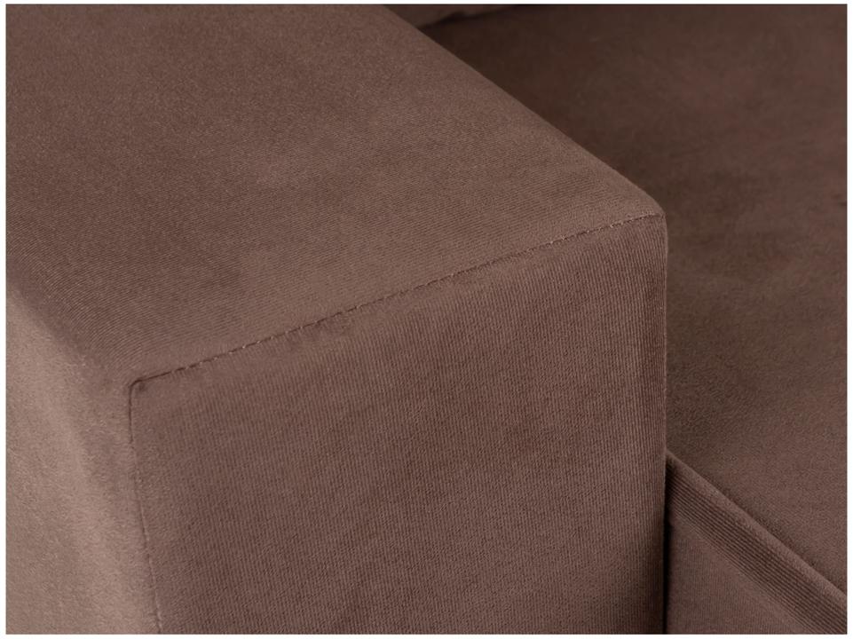 Sofá 4 Lugares Retrátil Reclinável Veludo Texas Besthouse - 12