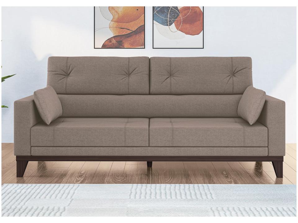 Sofá 4 Lugares Suede Cannes Linoforte - 5