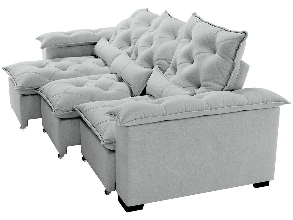 Sofá 5 Lugares Retrátil Prime Império Sol Colchões e Estofados - 2