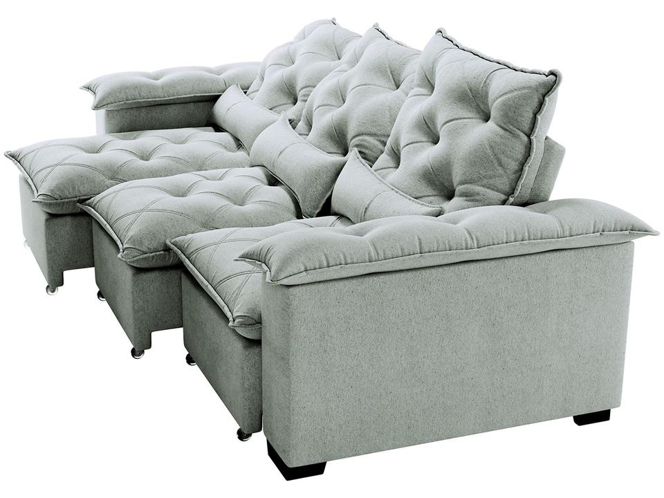 Sofá 5 Lugares Retrátil Prime Império Sol Colchões e Estofados - 2