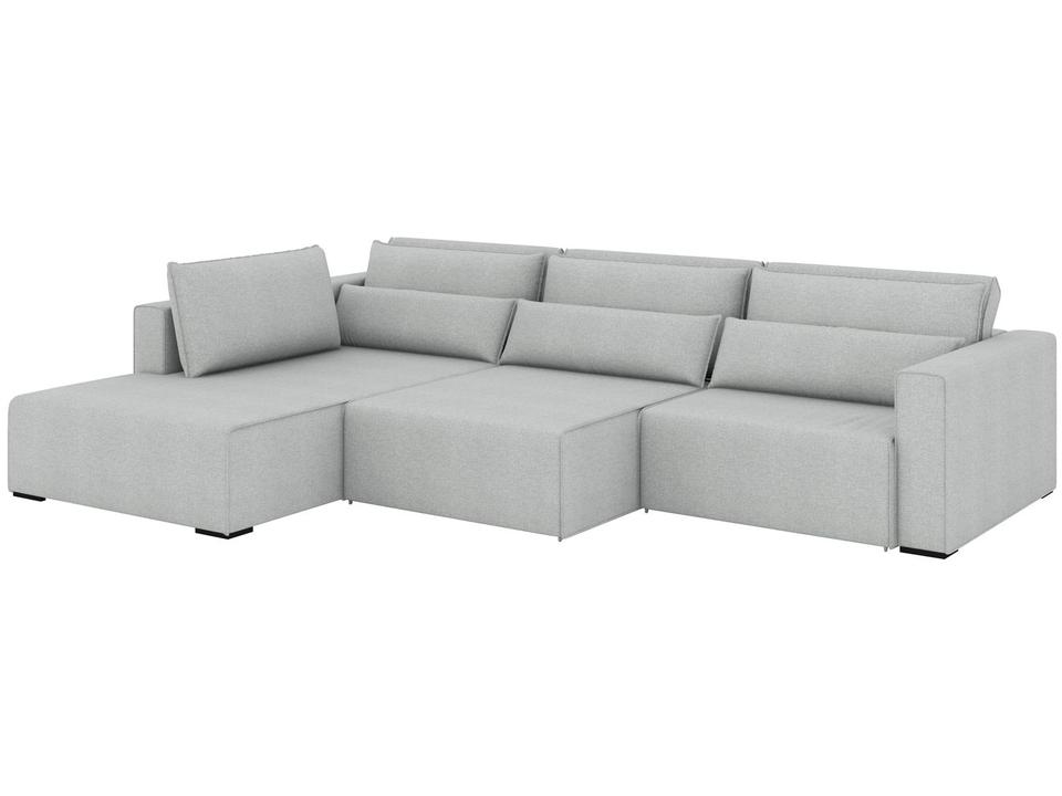 Sofá 6 Lugares Retrátil Reclinável Mediterrâneo Abruzzo Flexforma Estofados - 3